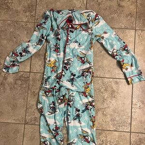 Disney 100 Christmas pajamas size 12